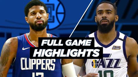 jazz clippers score|Jazz vs Clippers Game Highlights .